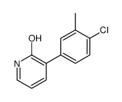 3-(4-chloro-3-methylphenyl)-1H-pyridin-2-one Structure