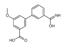 3-(3-carbamoylphenyl)-5-methoxybenzoic acid Structure