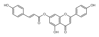 apigenin 7-p-coumarate结构式