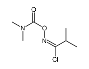 [(1-chloro-2-methyl-propylidene)amino] N,N-dimethylcarbamate Structure