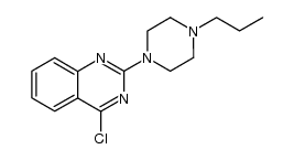 4-chloro-2-(4-propylpiperazin-1-yl)quinazoline结构式