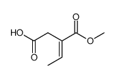 (E)-3-(methoxycarbonyl)pent-3-enoic acid结构式