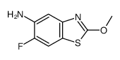 5-Benzothiazolamine,6-fluoro-2-methoxy-(9CI) structure