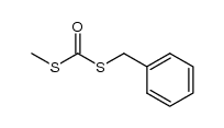 S-Benzyl S-methyl dithiocarbonate Structure