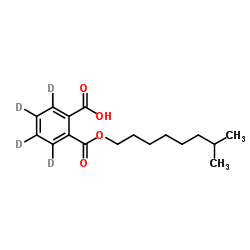 2-(((7-Methyloctyl)oxy)carbonyl)benzoic acid-d4结构式