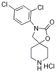 3-(2,4-二氯苯基)-1-恶-3,8-二氮螺-[4.5]癸-2-酮盐酸盐结构式