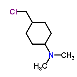 4-(Chloromethyl)-N,N-dimethylcyclohexanamine结构式