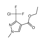 ethyl 3-(chlorodifluoromethyl)-1-methyl-1H-pyrazole-4-carboxylate Structure