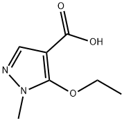 5-乙氧基-1-甲基-1H-吡唑-4-羧酸结构式