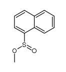 methyl 1-naphthylsulphinate Structure