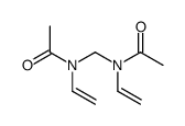 N-[[acetyl(ethenyl)amino]methyl]-N-ethenylacetamide Structure