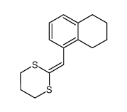 2-[(1,2,3,4-Tetrahydronaphth-5-yl)methylidene]-1,3-dithiane Structure