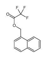 naphthalen-1-ylmethyl 2,2,2-trifluoroacetate结构式