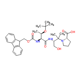 Fmoc-Thr(tBu)-Ser[psi(Me,Me)pro]-OH Structure