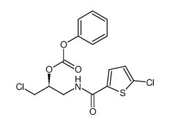 (S)-1-chloro-3-(5-chlorothiophene-2-carboxamido)propan-2-yl phenyl carbonate Structure