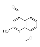 8-methoxy-2-oxo-1H-quinoline-4-carbaldehyde结构式