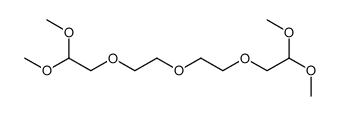 2-[2-[2-(2,2-dimethoxyethoxy)ethoxy]ethoxy]-1,1-dimethoxyethane结构式