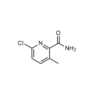 6-Chloro-3-methylpicolinamide Structure