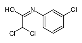 2,2-dichloro-N-(3-chlorophenyl)acetamide结构式