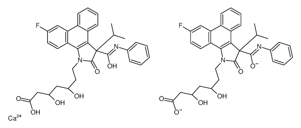 Atorvastatin Lactam Phenanthrene Calcium Salt Impurity Structure