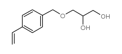 3-[(4-ETHENYLPHENYL)METHOXY]-1,2-PROPANEDIOL Structure