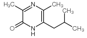 2(1H)-Pyrazinone,3,5-dimethyl-6-(2-methylpropyl)-(9CI) structure