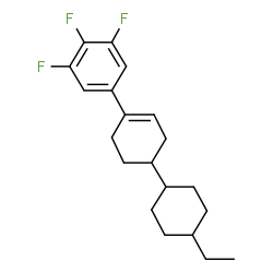 5-[4-(trans-4-Ethylcyclohexyl)-1-cyclohexen-1-yl]-1,2,3-trifluorbenzol结构式
