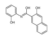 N-(2-Hydroxyphenyl)-3-hydroxy-2-naphthalenecarboxamide结构式
