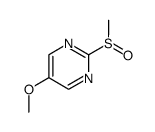 2-Methanesulfinyl-5-methoxy-pyrimidine Structure
