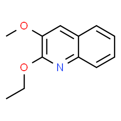 Quinoline, 2-ethoxy-3-methoxy- (9CI) structure