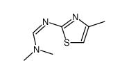 N,N-dimethyl-N'-(4-methyl-1,3-thiazol-2-yl)methanimidamide Structure