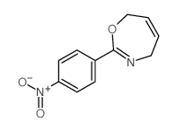 2-(4-nitrophenyl)-4,7-dihydro-1,3-oxazepine Structure