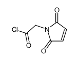 N,N-maleoyl-glycyl chloride Structure