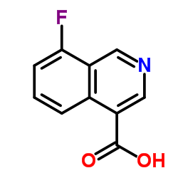 8-氟异喹啉-4-羧酸结构式