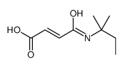 4-(2-methylbutan-2-ylamino)-4-oxobut-2-enoic acid结构式