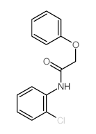 N-(2-chlorophenyl)-2-phenoxy-acetamide structure