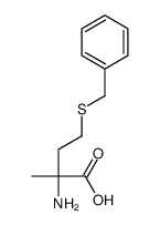 2-amino-4-(benzylsulfanyl)-2-methylbutanoic acid Structure