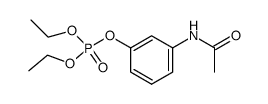 phosphoric acid-(3-acetylamino-phenyl ester)-diethyl ester Structure