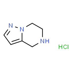 4H,5H,6H,7H-pyrazolo[1,5-a]pyrazine hydrochloride Structure