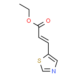 Ethyl 3-(thiazol-5-yl)acrylate structure