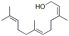 DL-2,3-Dihydro-6-trans-farnesol结构式