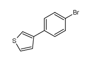 1-bromo-4-(3-thienyl)benzene结构式