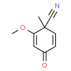 2,5-Cyclohexadiene-1-carbonitrile,2-methoxy-1-methyl-4-oxo-(9CI) picture