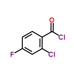 2-氯-4-氟苯甲酰氯结构式