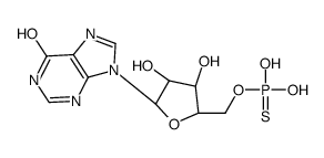 5'-deoxy-5'-thioinosine 5'-monophosphate结构式