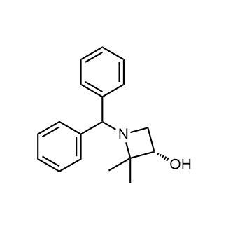 (3S)-1-Benzhydryl-2,2-dimethyl-azetidin-3-ol Structure