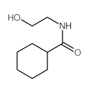 Cyclohexanecarboxamide,N-(2-hydroxyethyl)- structure