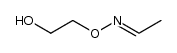 acetaldehyde O-(2-hydroxy-ethyl)-oxime Structure
