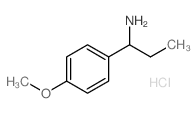 1-(4-METHOXY-PHENYL)-PROPYLAMINEHYDROCHLORIDE structure