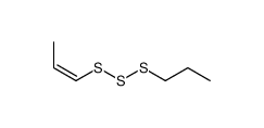 (E)-propenyl propyl trisulfide结构式